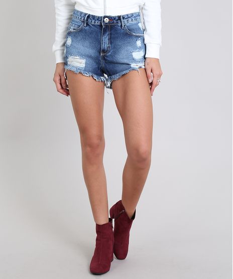 Short-Jeans-Feminino-Boyfriend-Destroyed-Azul-Escuro-9543255-Azul_Escuro_1