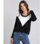Sueter-Feminino-em-Trico-Felpado-Geometrico-Preto-9358878-Preto_1