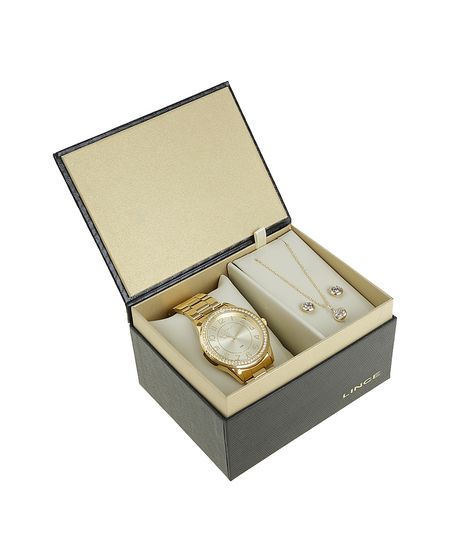 Kit-de-Relogio-Analogico-Lince-Feminino---Colar---Brinco---LRG4339L-K980C2KX-Dourado-8505939-Dourado_1