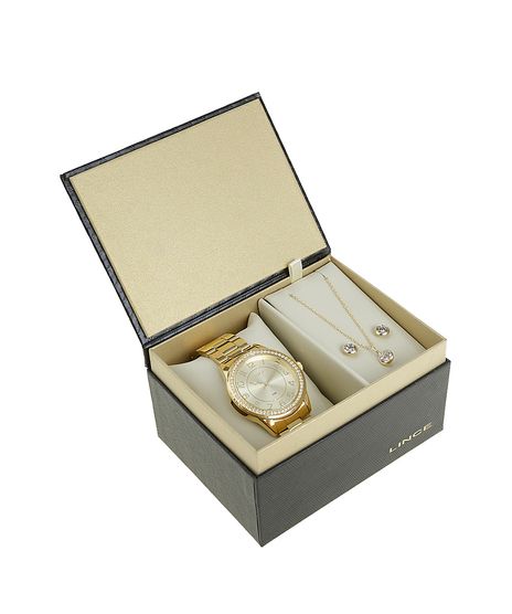 Kit-de-Relogio-Analogico-Lince-Feminino---Colar---Brinco---LRG4339L-K980C2KX-Dourado-8505939-Dourado_1
