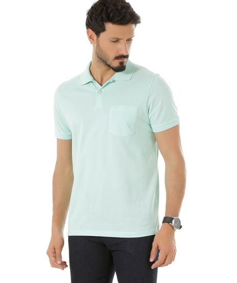 Polo-em-Piquet-com-Bolso-Verde-Claro-8500997-Verde_Claro_1