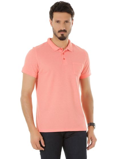 Polo-em-Piquet-com-Bolso-Coral-8439697-Coral_1