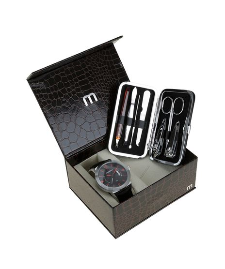 Kit-de-Relogio-Analogico-Mondaine-Masculino---Kit-de-Unha---53500G0MGNH2K-Prateado-8523398-Prateado_1