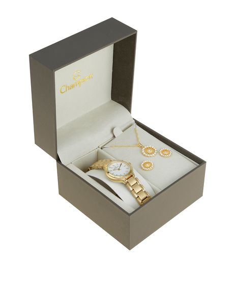 Kit-de-Relogio-Champion-Feminino-Analogico---Colar---Brinco---CH26944H-W-Dourado-8523641-Dourado_1