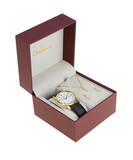 Kit-de-Relogio-Champion-Feminino-Analogico---Colar---Brinco---CH22162W-W-Dourado-8523577-Dourado_1