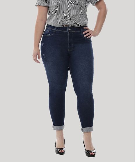 Calca-Jeans-Feminina-Cropped-Plus-Size--Azul-Escuro-9582667-Azul_Escuro_1