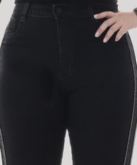 Calca-Jeans-Feminina-Cigarrete-com-Vivo-Metalizado-Plus-Size--Preta-9582676-Preto_4