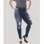 Calca-Jeans-Feminina-Cigarrete-com-Rasgos-Plus-Size--Azul-Escuro-9582668-Azul_Escuro_1