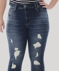Calca-Jeans-Feminina-Cigarrete-com-Rasgos-Plus-Size--Azul-Escuro-9582668-Azul_Escuro_4