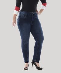 Calca-Jeans-Feminina-Cigarrte-com-Barra-Desfiada-Plus-Size--Azul-Escuro-9582674-Azul_Escuro_1