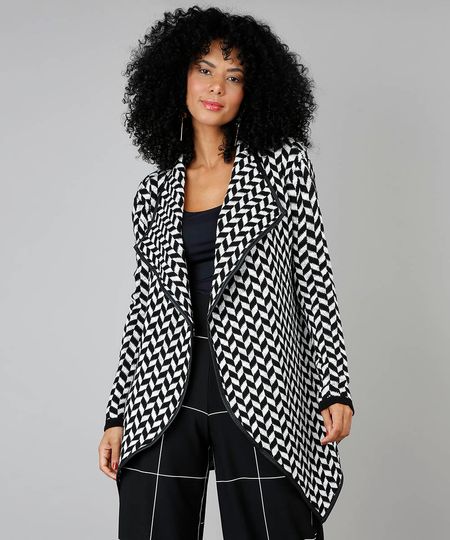 Capa-Feminina-em-Trico-Estampada-Geometrica-Gola-Ampla-Preta-9360630-Preto_1