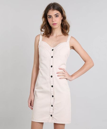 Vestido-Feminino-Mindset-com-Botoes-e-Recortes-em-Sarja-Bege-9585914-Bege_1
