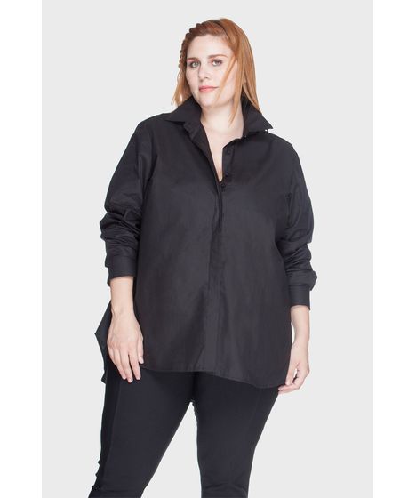 blusa evase plus size