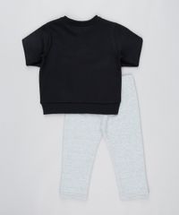 Conjunto-Infantil-Mickey-Mouse-de-Blusao-em-Moletom---Calca--Preto-8331097-Preto_2