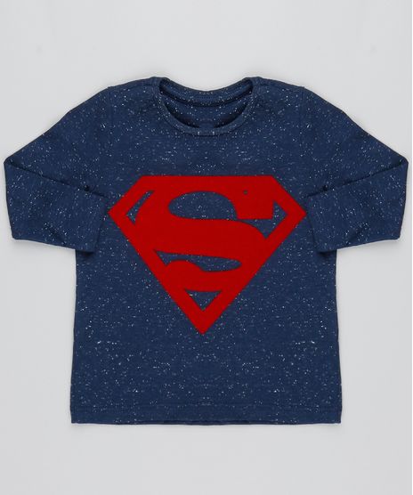 Camiseta-Infantil-Super-Homem-Botone--Manga-Longa-Azul-Marinho-9493446-Azul_Marinho_1