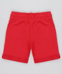 Bermuda-Infantil-com-Bolsos-em-Moletom--Vermelho-9548922-Vermelho_2