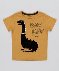 Camiseta-Infantil-Dinossauro-Flocado-Manga-Curta-Caramelo-9530769-Caramelo_1
