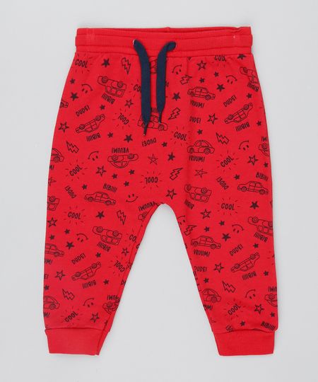 Calca-Infantil-Carrinhos-em-Moletom--Vermelho-9520860-Vermelho_1 Calca-Infantil-Carrinhos-em-Moletom--Vermelho-9520860-Vermelho_1