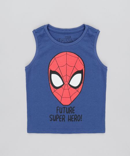 Regata-Infantil-Homem-Aranha-Decote-Careca-Azul-9528117-Azul_1