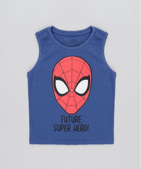 Regata-Infantil-Homem-Aranha-Decote-Careca-Azul-9528117-Azul_1