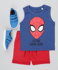 Regata-Infantil-Homem-Aranha-Decote-Careca-Azul-9528117-Azul_3