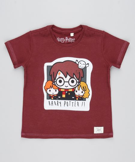 Camiseta-Infantil-Harry-Potter-Manga-Curta-Vinho-9530779-Vinho_1 Camiseta-Infantil-Harry-Potter-Manga-Curta-Vinho-9530779-Vinho_1