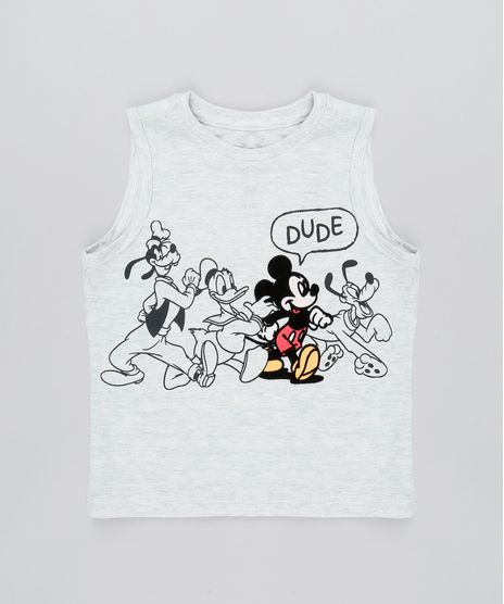 Regata-Infantil-Mickey-Mouse-Decote-Careca-Cinza-Mescla-Claro-9525154-Cinza_Mescla_Claro_1