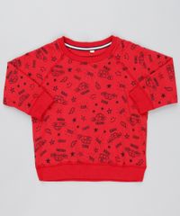 Blusao-Infantil-Estampado-de-Carro-Raglan-em-Moletom-Vermelho-9528487-Vermelho_1