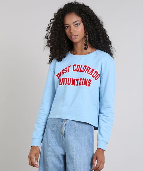 Blusao-Feminino-em-Moletom-com-Estampa-Flocada-Azul-Claro-9502285-Azul_Claro_1