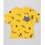 Camiseta-Infantil-Estampada--Little-man--Flame-Bolso-Manga-Curta-Mostarda-9520585-Mostarda_1
