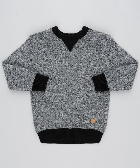 Sueter-Infantil-em-Trico-Decote-Redondo-Cinza-Mescla-Escuro-9358246-Cinza_Mescla_Escuro_1 Sueter-Infantil-em-Trico-Decote-Redondo-Cinza-Mescla-Escuro-9358246-Cinza_Mescla_Escuro_1