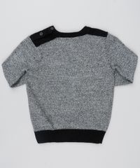 Sueter-Infantil-em-Trico-Decote-Redondo-Cinza-Mescla-Escuro-9358246-Cinza_Mescla_Escuro_2