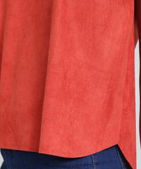 Blusa-Feminina-em-Suede-com-Ziper-Metalico-Manga-Curta-Cobre-9510310-Cobre_4
