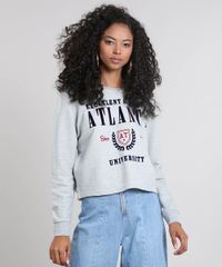 Blusao-Feminino-em-Moletom-com-Estampa-Flocada-Cinza-Mescla-9502284-Cinza_Mescla_1