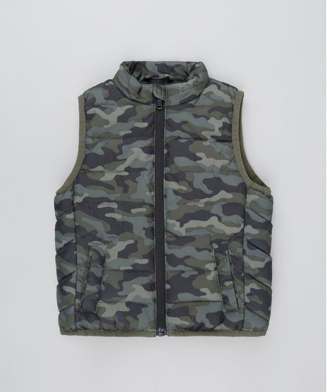 Colete-Infantil-Puffer-Com-Fechamento-em-Ziper-Verde-Militar-9363948-Verde_Militar_1