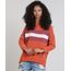 Sueter-Feminino-Listrado-em-Trico-Manga-Longa-Laranja-9356817-Laranja_1