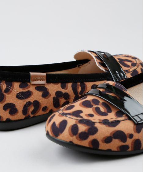mocassim feminino onça