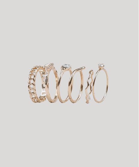 Kit-de-6-Aneis-Feminino-com-Strass-Dourado-Dourado-9427671-Dourado_1