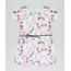Vestido-Infantil-em-Moletom-Estampado-Floral-com-Cinto-Manga-Curta-Cinza-Mescla-9537308-Cinza_Mescla_1
