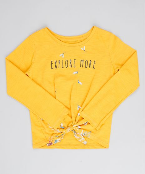 Blusa-Infantil-Flame-com-No-Manga-Longa-Mostarda-9539937-Mostarda_1