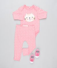 Calca-Infantil-Gatinho-Estampado-de-Coracao-Rosa-9188423-Rosa_3