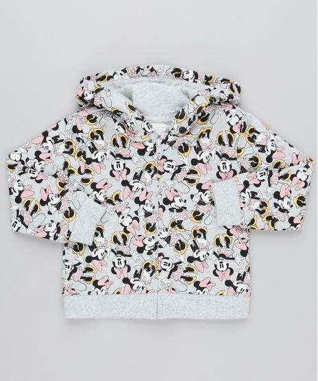 Blusao-Infantil-Minnie-Estampado-com-Capuz-Cinza-Mescla-9345935-Cinza_Mescla_1