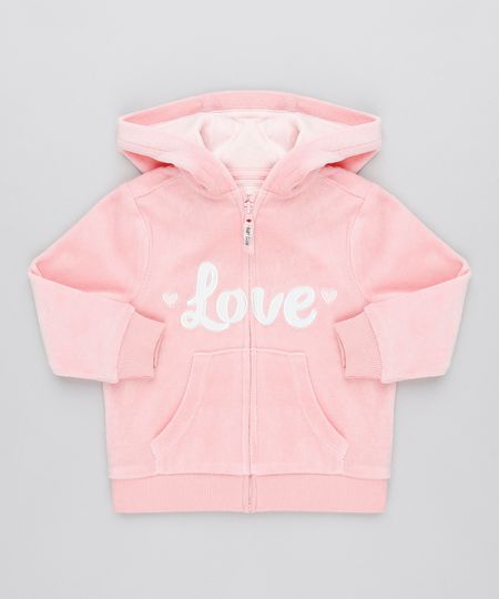 Blusao-Infantil--Love--em-Plush-com-Capuz-Rosa-9345936-Rosa_1 Blusao-Infantil--Love--em-Plush-com-Capuz-Rosa-9345936-Rosa_1