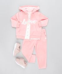 Blusao-Infantil--Love--em-Plush-com-Capuz-Rosa-9345936-Rosa_3