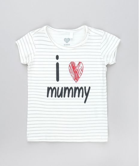 Blusa-Infantil--I-Love-Mummy--Estampada-Listrada-Manga-Curta-Off-White-9540153-Off_White_1