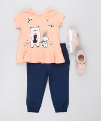 Calca-Infantil-com-Babado-e-Laco-com-Lurex-em--Moletom-Azul-Marinho-9362359-Azul_Marinho_3