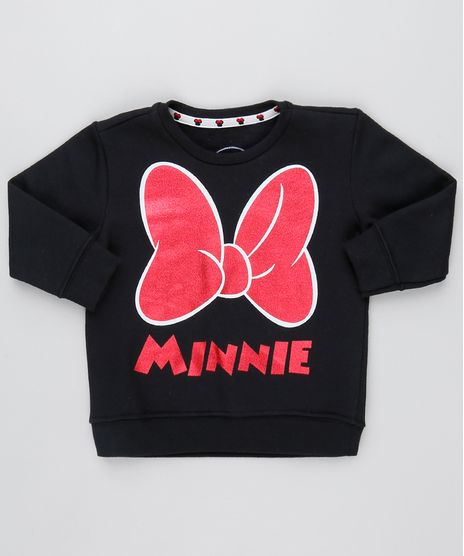 Blusao-Infantil-Minnie-em-Moletom-Manga-Longa--Preto-9541340-Preto_1