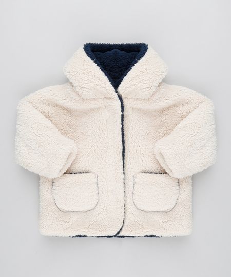 Casaco-Infantil-de-Pelo-com-Capuz-e-Bolsos-Bege-9356984-Bege_1 Casaco-Infantil-de-Pelo-com-Capuz-e-Bolsos-Bege-9356984-Bege_1