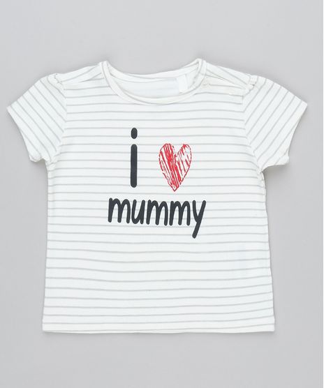 Blusa-Infantil--I-Love-Mummy--Estampada-Listrada-Manga-Curta-Off-White-9545650-Off_White_1