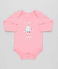 Body-Infantil--Eu-Sou-o-Futuro--Manga-Longa-Decote-Redondo-Rosa-9443088-Rosa_1